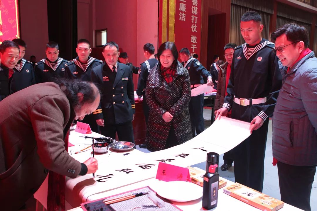 2020年“我們的中國夢”—文化進萬家暨送“文化年貨”系列活動｜省文聯(lián)文藝志愿服務(wù)書畫小分隊走進軍營(圖7)