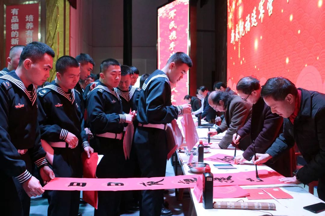 2020年“我們的中國夢”—文化進萬家暨送“文化年貨”系列活動｜省文聯(lián)文藝志愿服務(wù)書畫小分隊走進軍營(圖11)