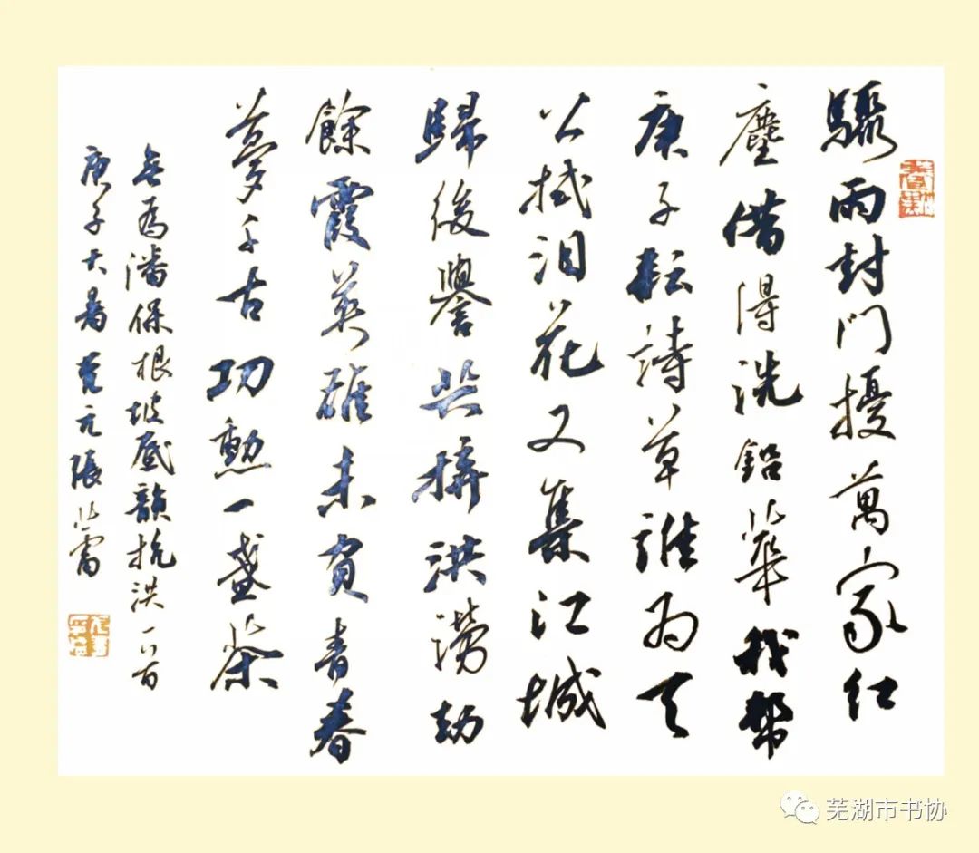 聞“汛”而動(dòng)，“藝”往無前，抗洪救災(zāi)——蕪湖市書法家協(xié)會(huì)在行動(dòng)(圖12)