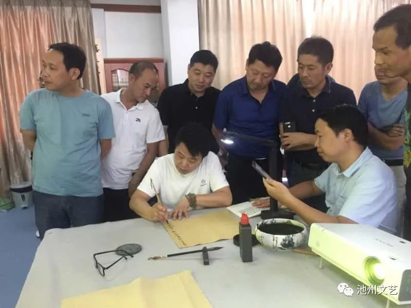 池州市書協(xié)行草書培訓(xùn)在池口小學(xué)開班(圖9)