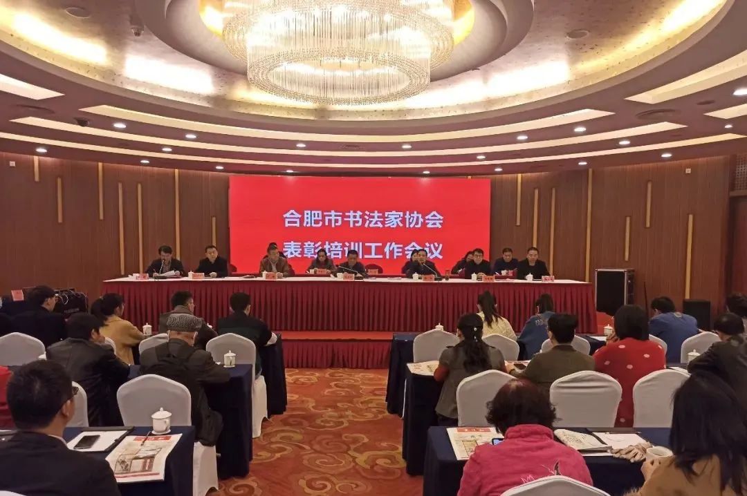合肥市書協(xié)召開表彰暨培訓(xùn)工作會議(圖3)